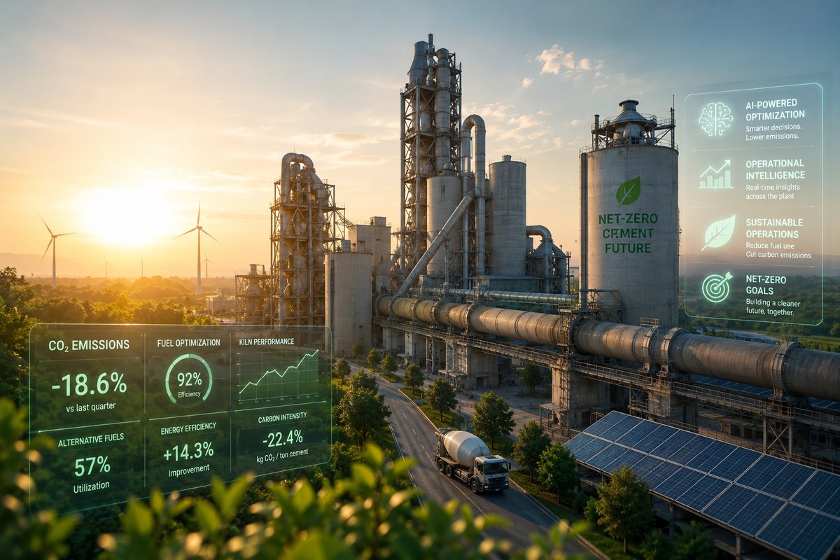 Decarbonizing cement with AI operational intelligence